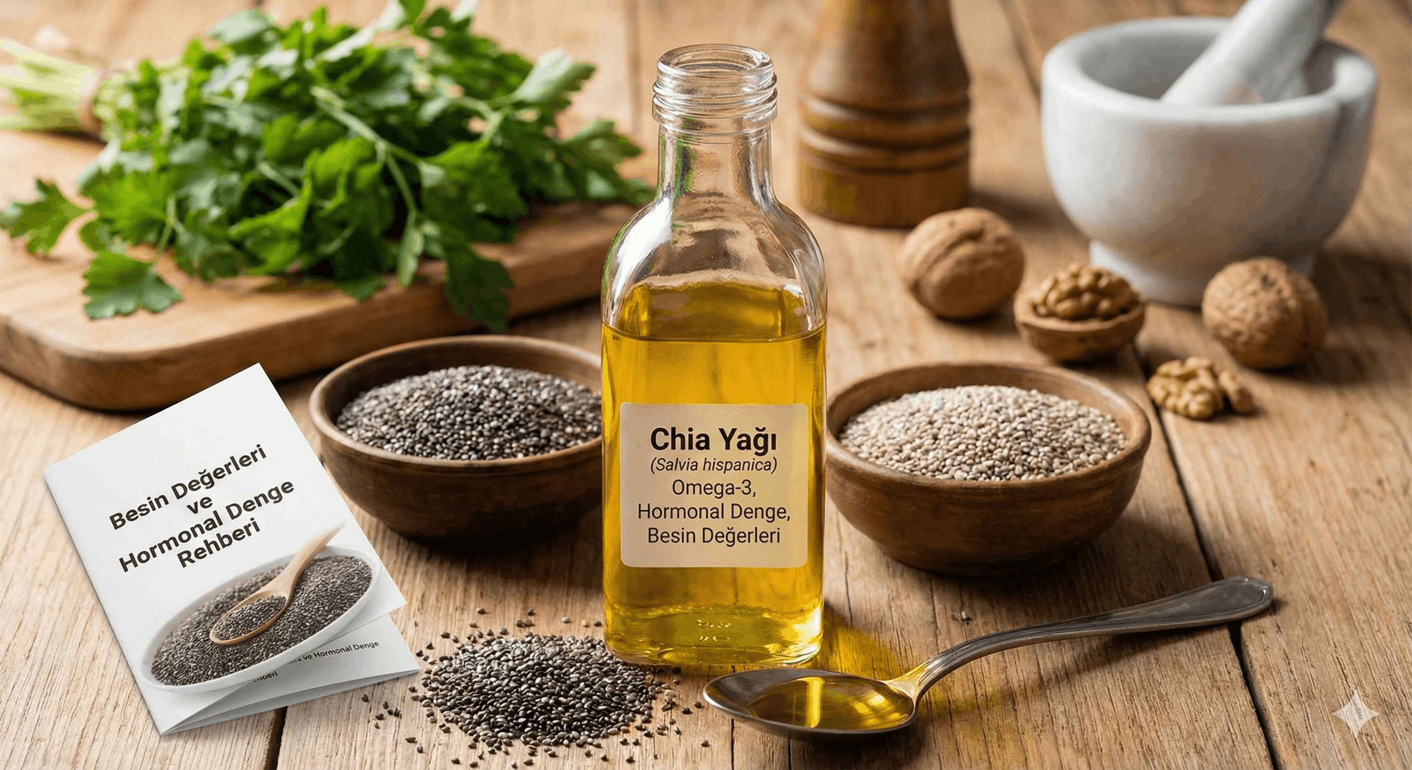 Chia Yağı Nedir? Hormonal Denge, Omega-3 ve Besin Değerleri Rehberi