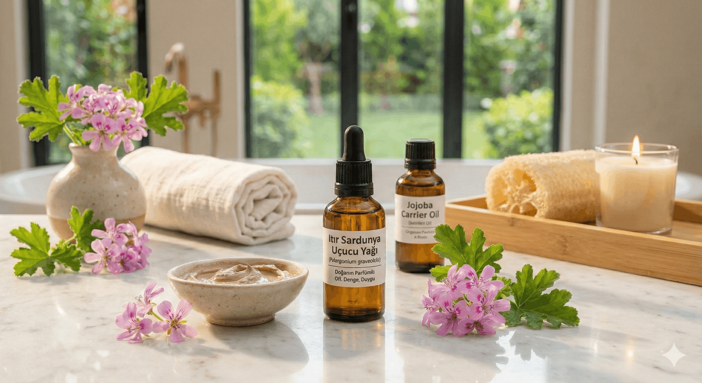 Itır (Sardunya) Uçucu Yağı Nedir? Cilt, Sebum Dengeleme ve Duygusal Faydaları