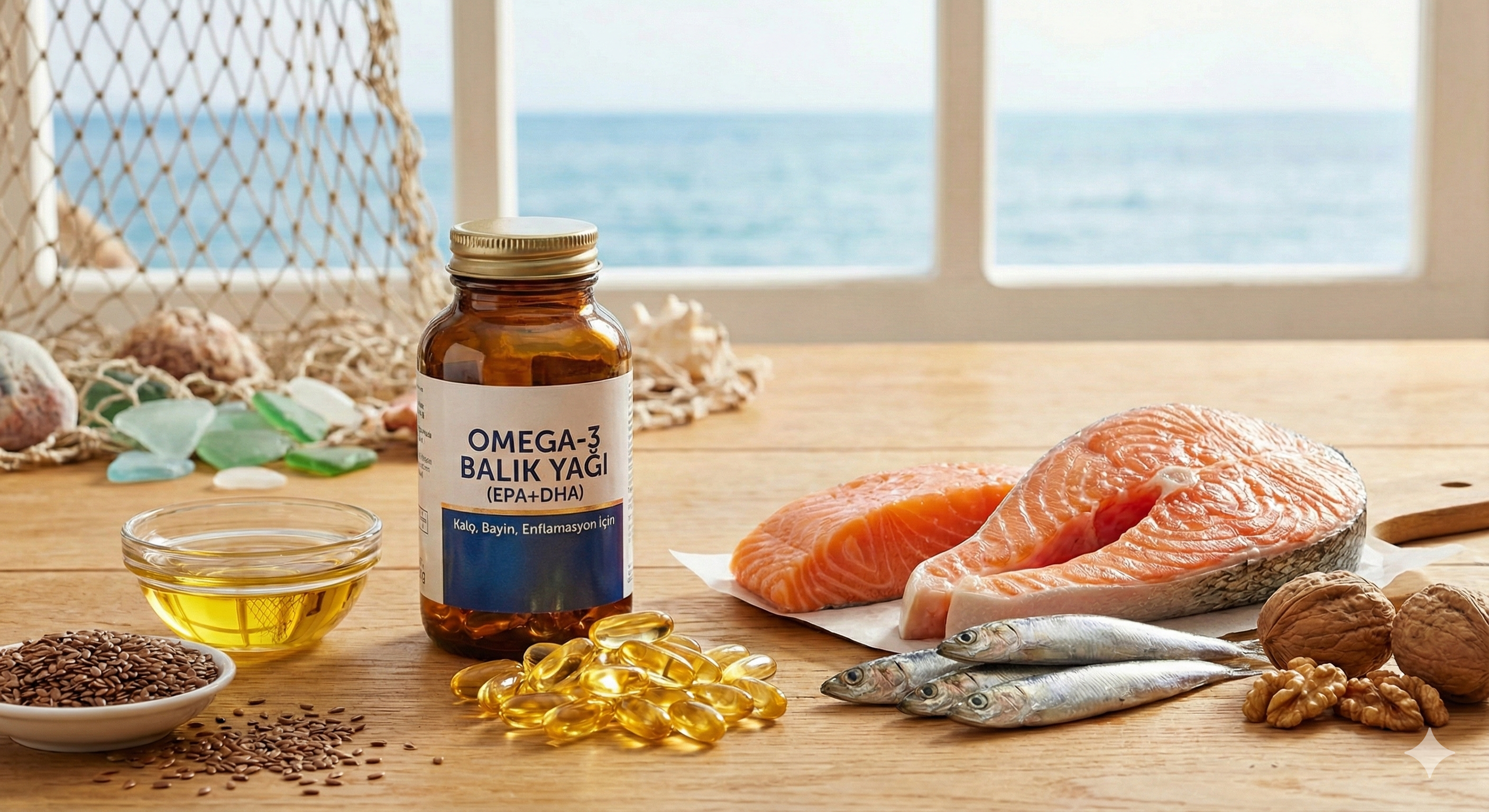 Omega-3 Balık Yağı: Kalp, Beyin ve Enflamasyon İçin EPA, DHA Faydaları