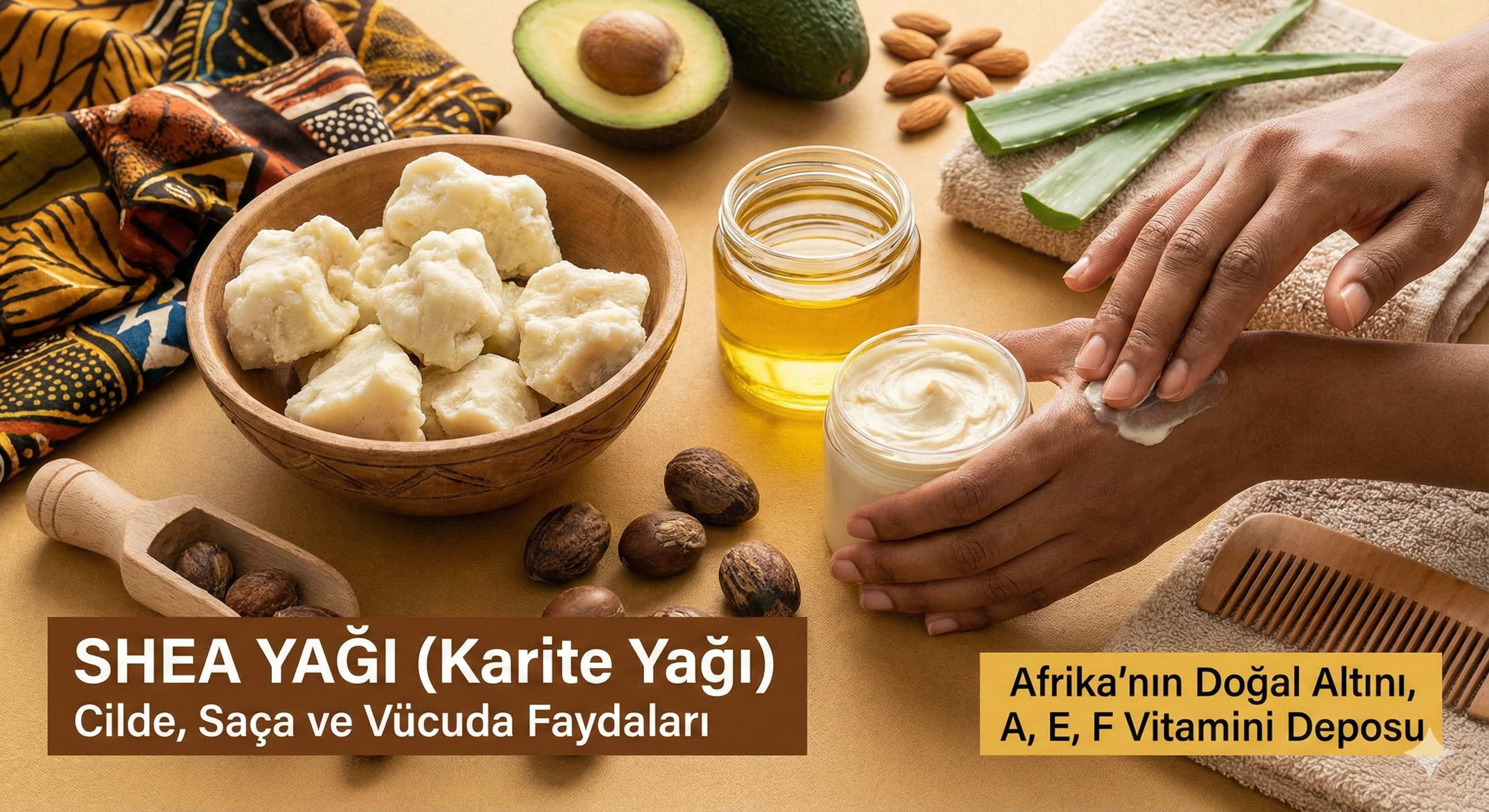 Shea Yağı (Karite Yağı) Nedir? Cilde, Saça ve Vücuda Faydaları